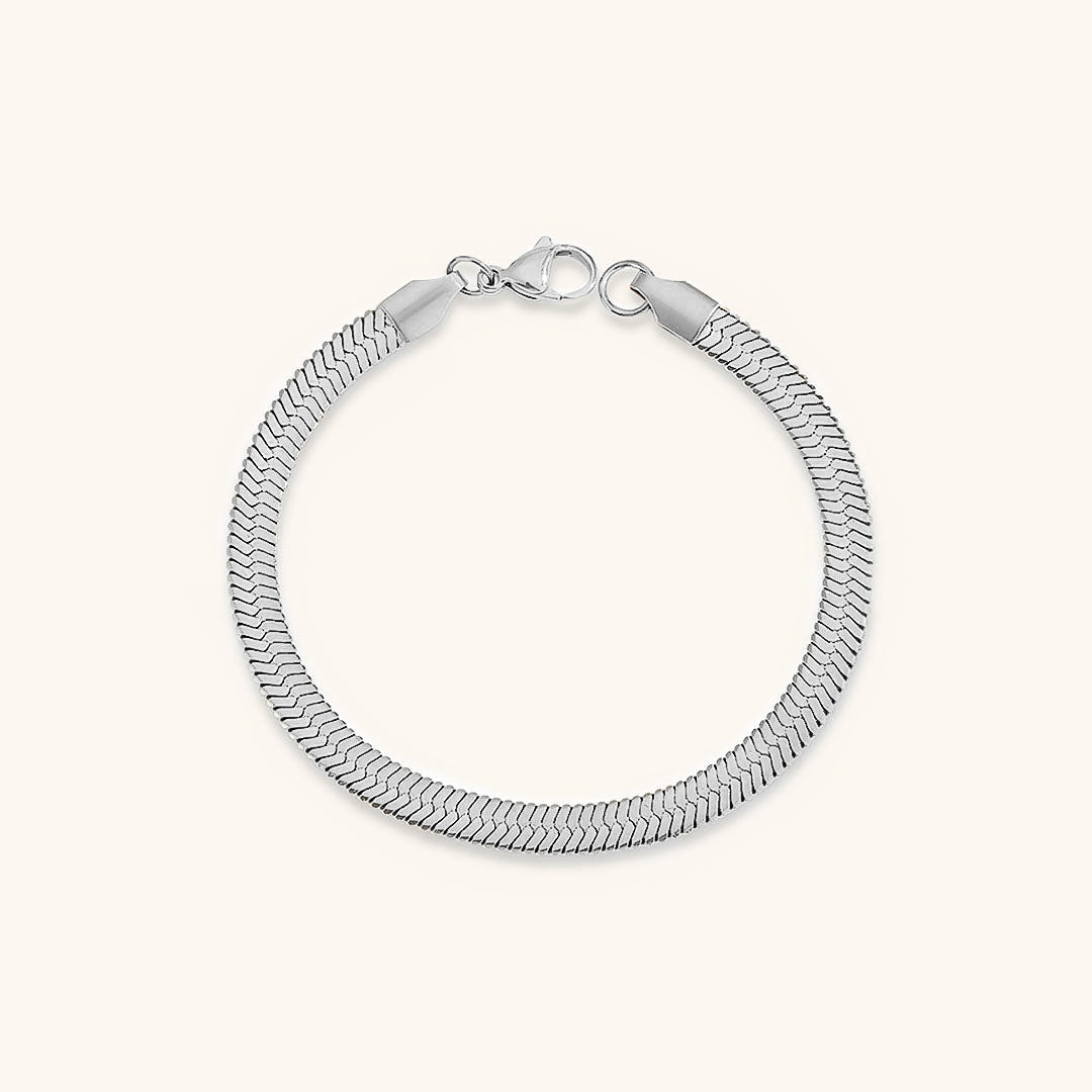 Vida Herringbone Bracelet - Joie d’Or