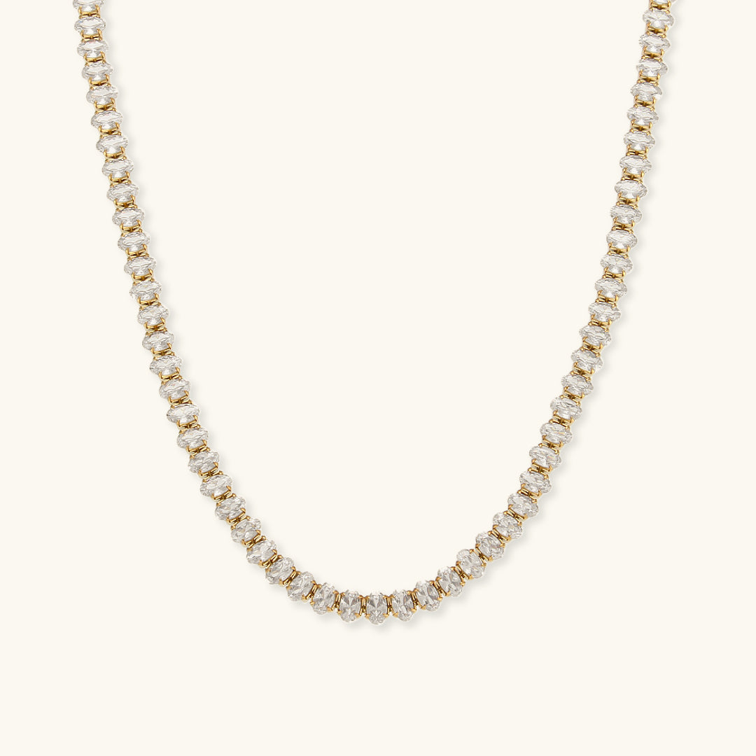 Wisteria Diamond Tennis Necklace - Joie d’Or