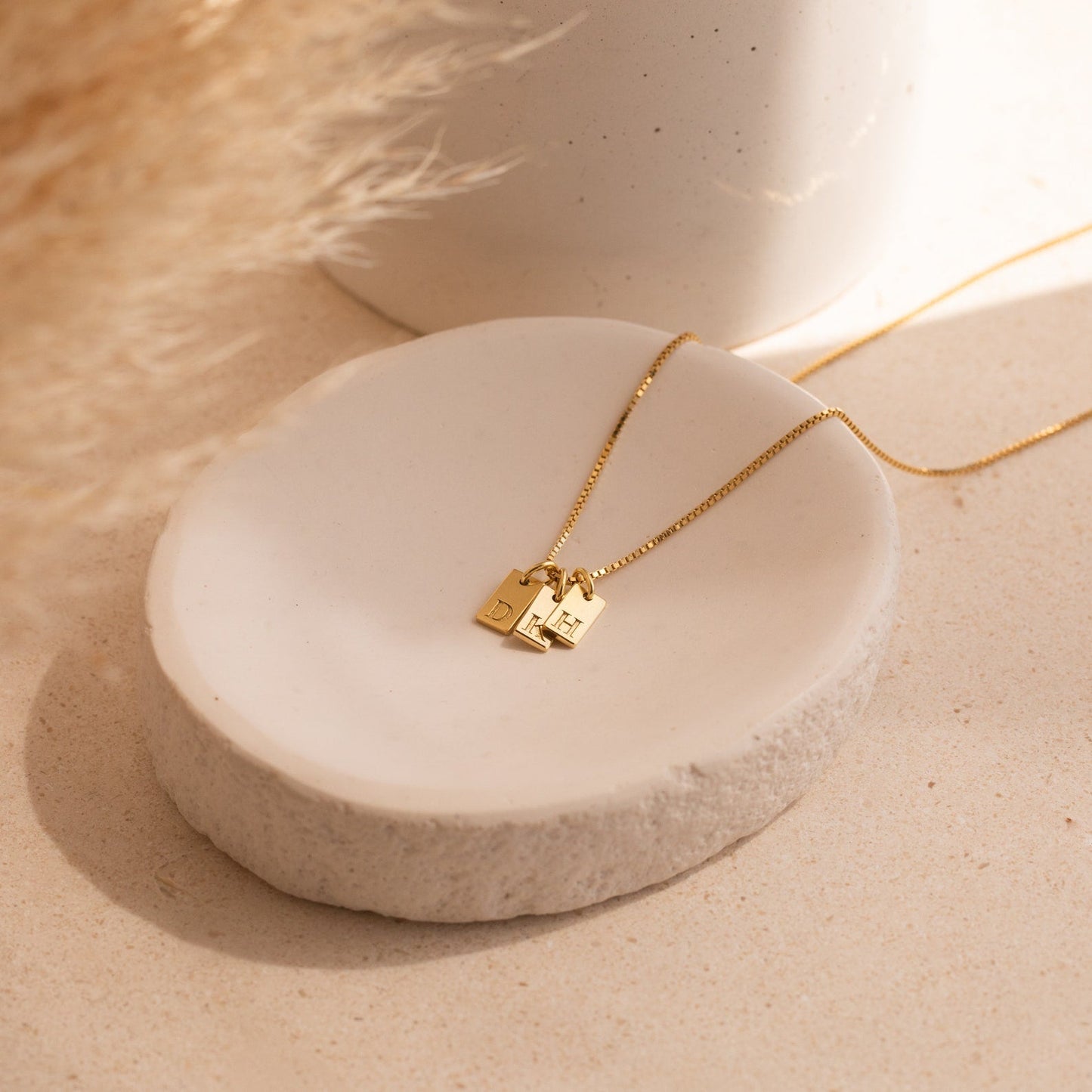 Chloé Initial Charm Necklace