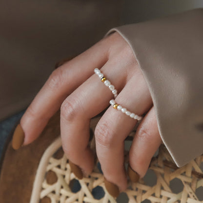 Sami Pearl Band Ring