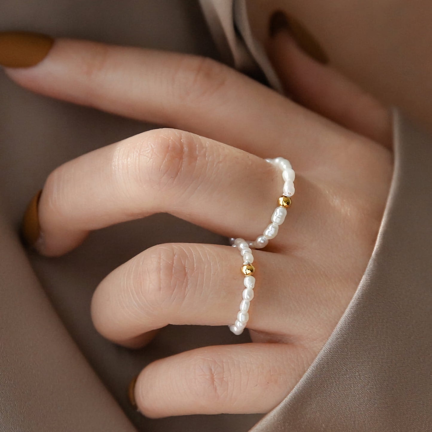 Sami Pearl Band Ring