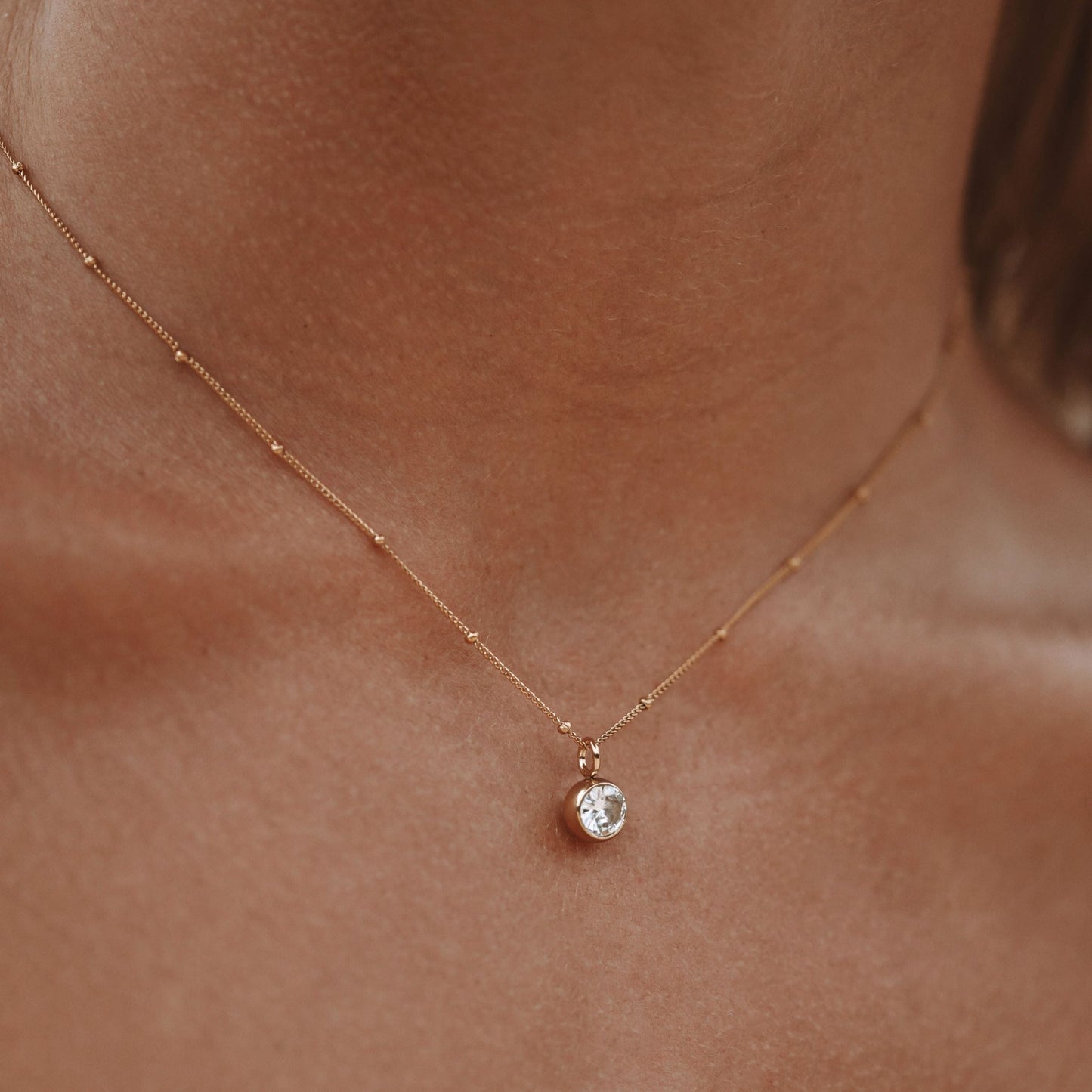 Amelia Birthstone Necklace