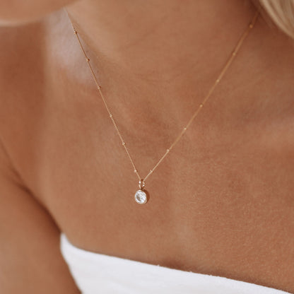 Amelia Birthstone Necklace