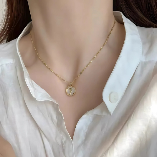 Rose Gold Pendant Necklace