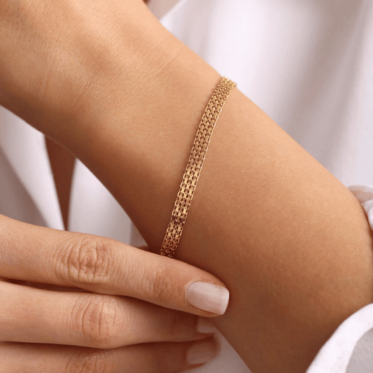 Clara Minimalist Mesh Bracelet