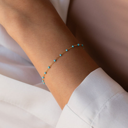 Capri Turquoise Chain Bracelet
