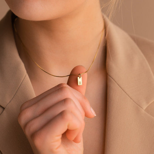 Chloé Initial Charm Necklace