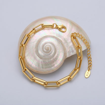 Amélie Minimalist Gold Link Bracelet - Joie d’Or