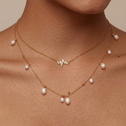 Giulia Pearl Cascade Necklace - Joie d’Or