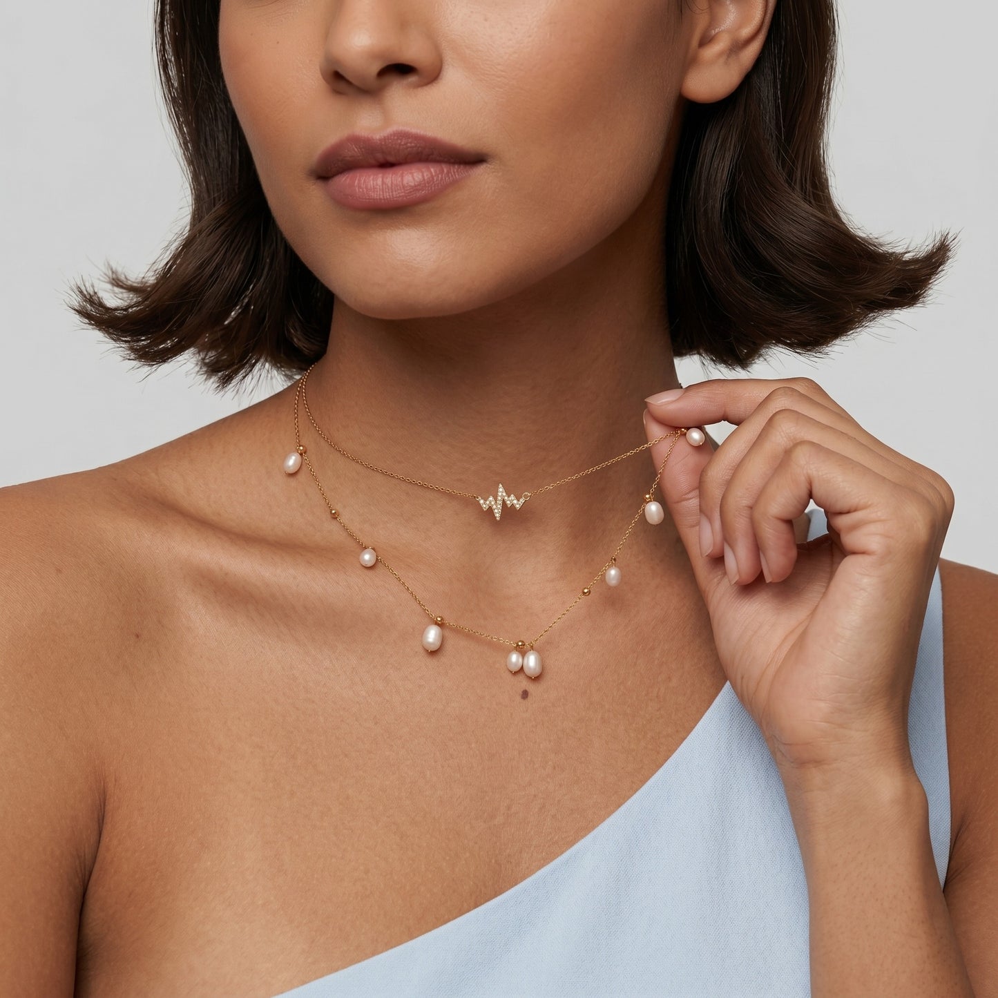 Giulia Pearl Cascade Necklace - Joie d’Or