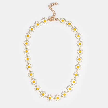 Fiona White Flowers Necklace - Joie d’Or