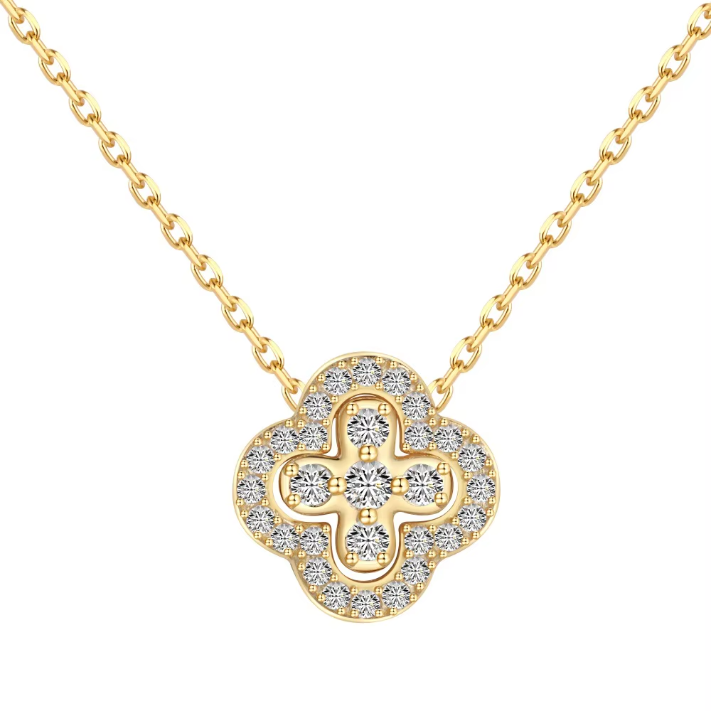 Lora Clover Pendant Necklace