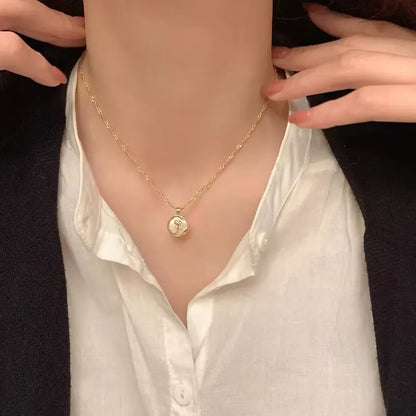 Rose Gold Pendant Necklace