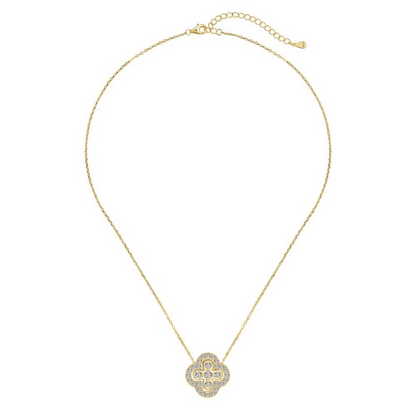 Lora Clover Pendant Necklace
