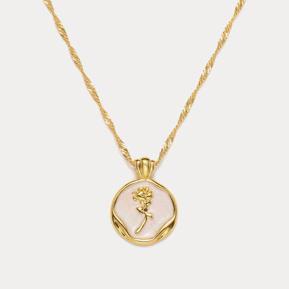 Rose Gold Pendant Necklace