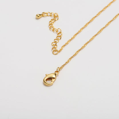 Rose Gold Pendant Necklace
