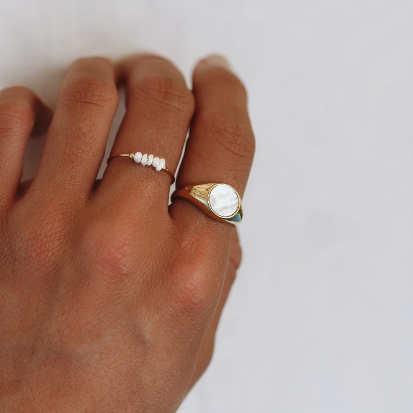 Mother Of Pearl Ring
