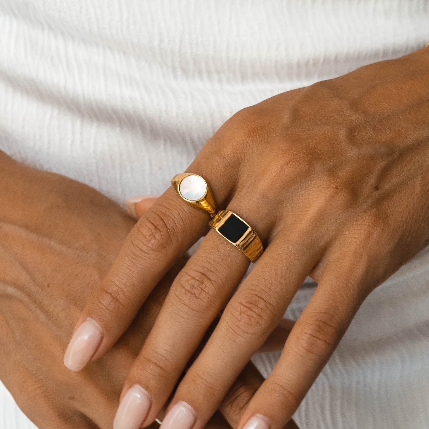 Mother Of Pearl Ring