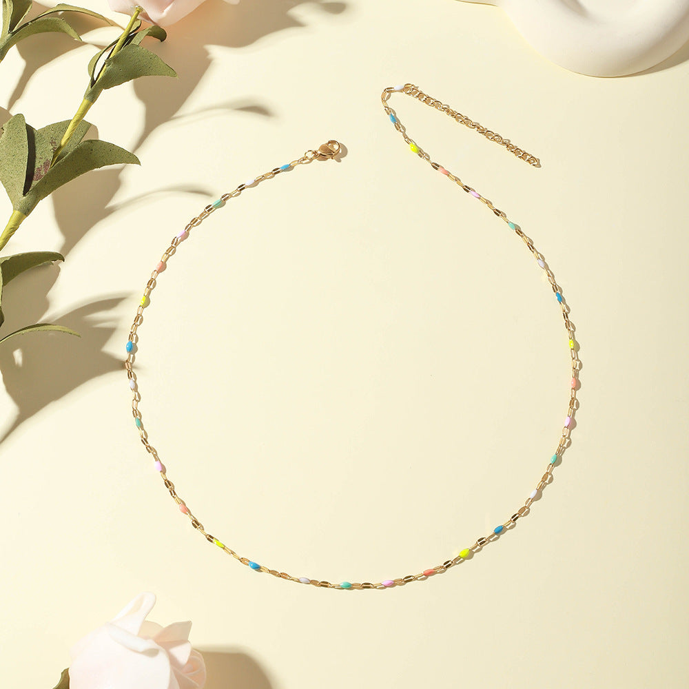 Celeste Rainbow Choker