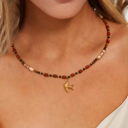 Sparrow Beads Necklace