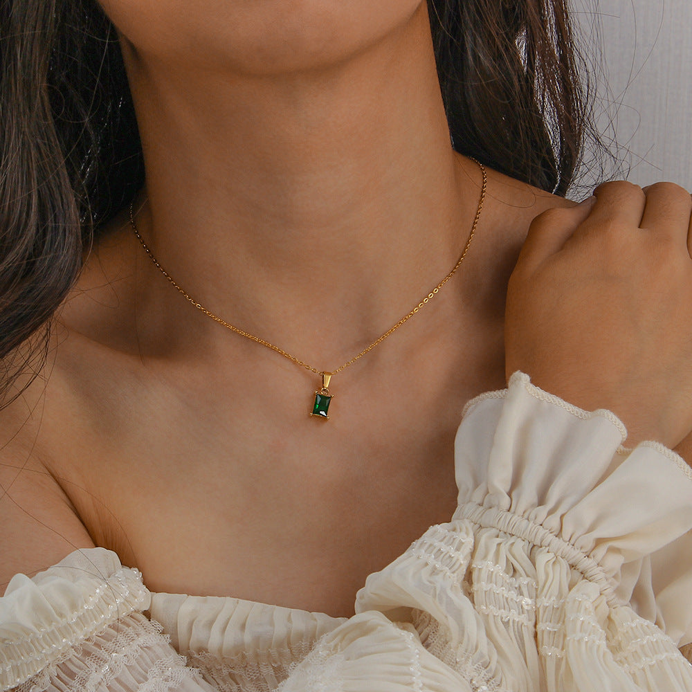Jasmine Green Necklace