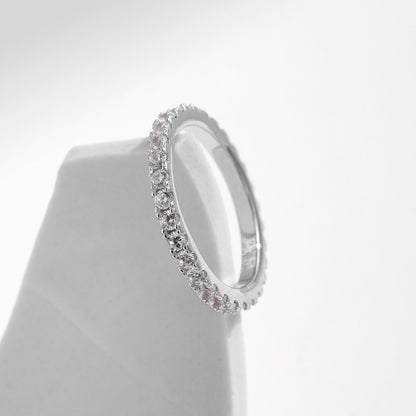 Lydia Eternity Silver Band