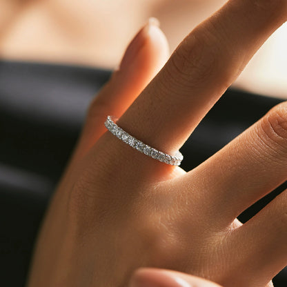 Lydia Eternity Silver Band