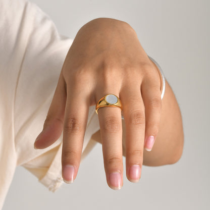 Mother Of Pearl Ring