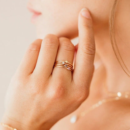 Amelia Birthstone Ring