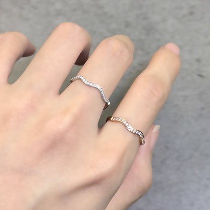 Zara Crystal Wave Ring