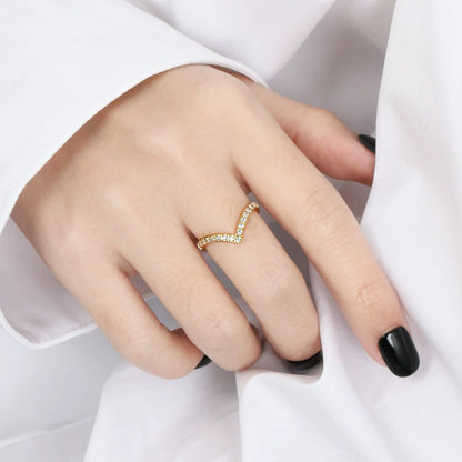 Zara Crown Crystal Ring