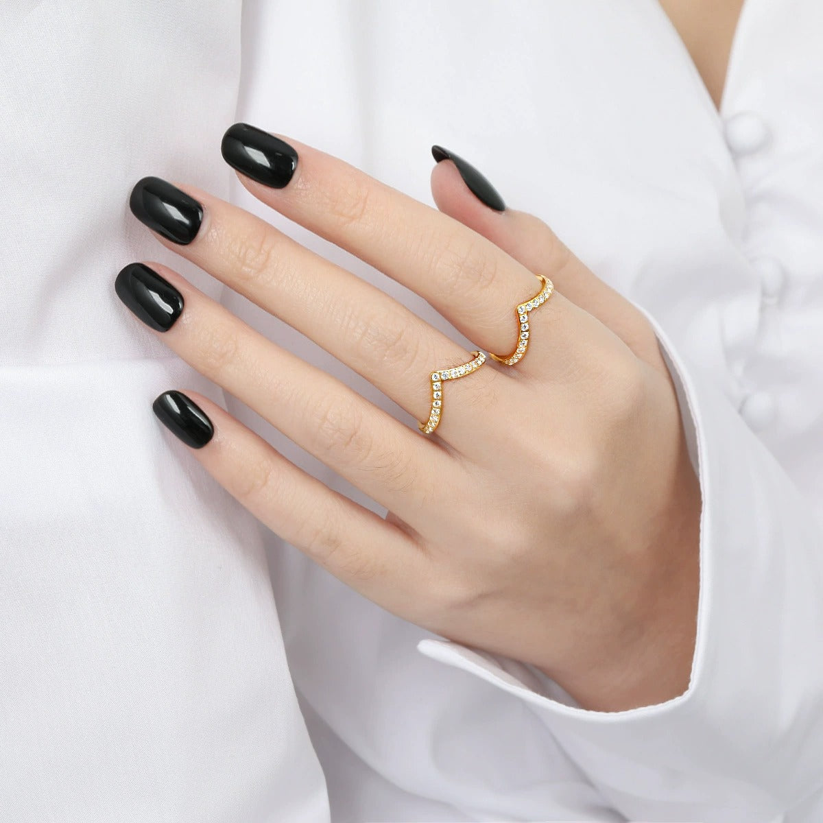 Zara Crown Crystal Ring