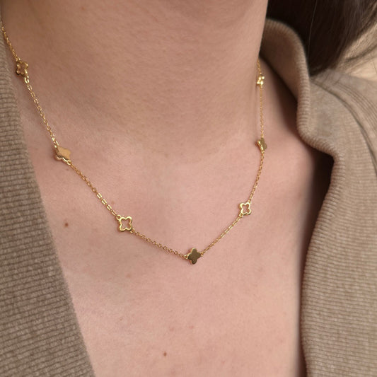Margot Clover Chain Necklace