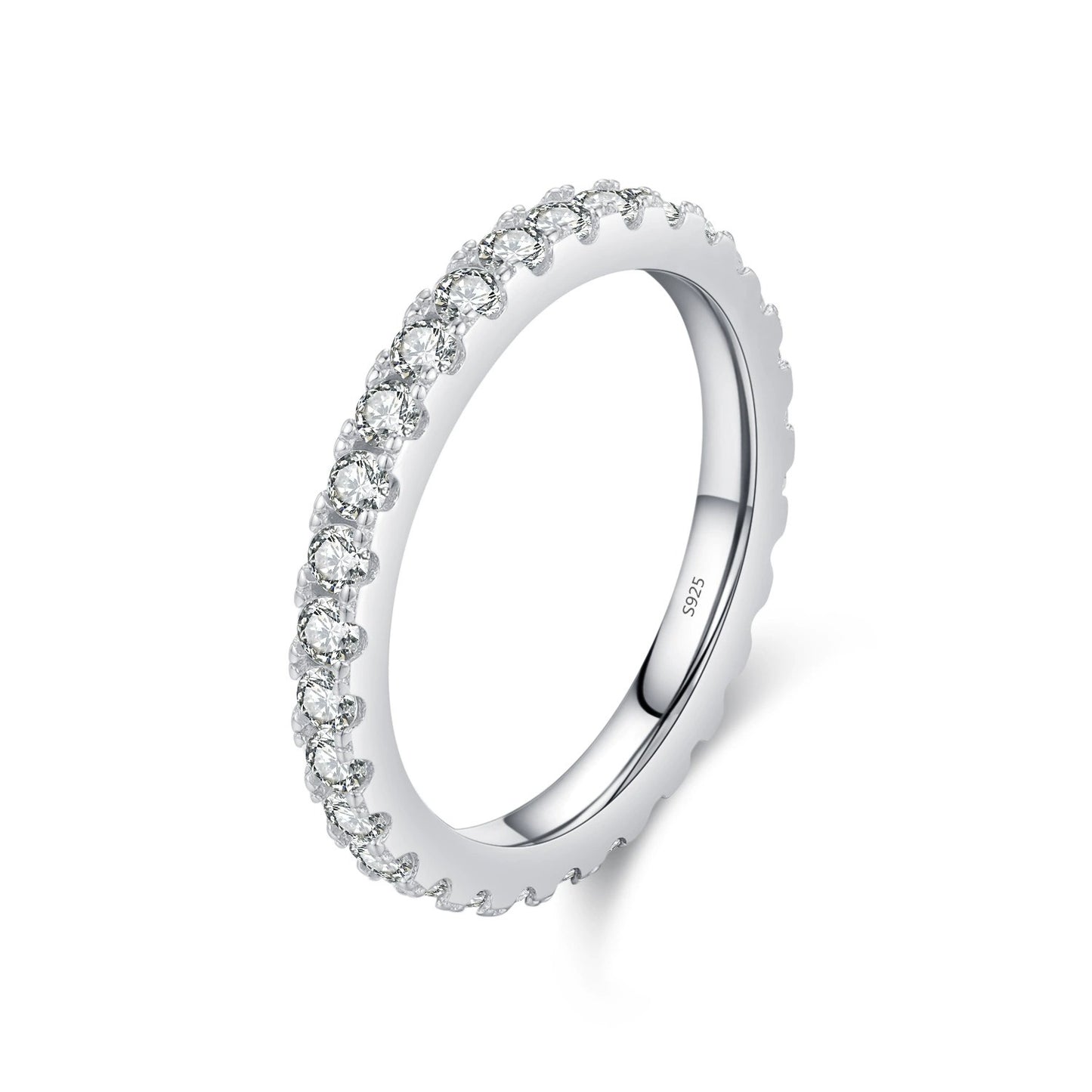 Lydia Eternity Silver Band