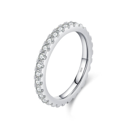 Lydia Eternity Silver Band