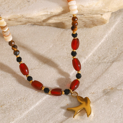 Sparrow Beads Necklace