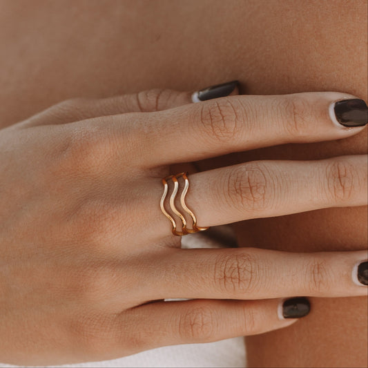 Sea Gold Ring