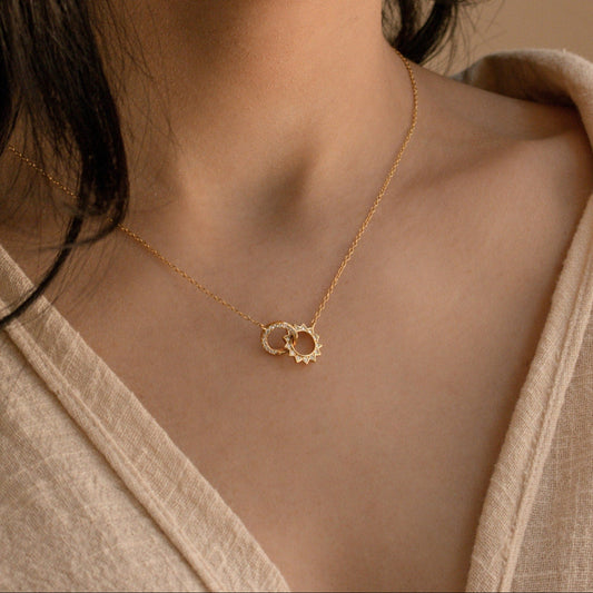 Stella Sun & Moon Necklace