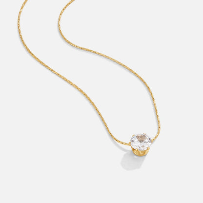 Lora Round Crystal Necklace