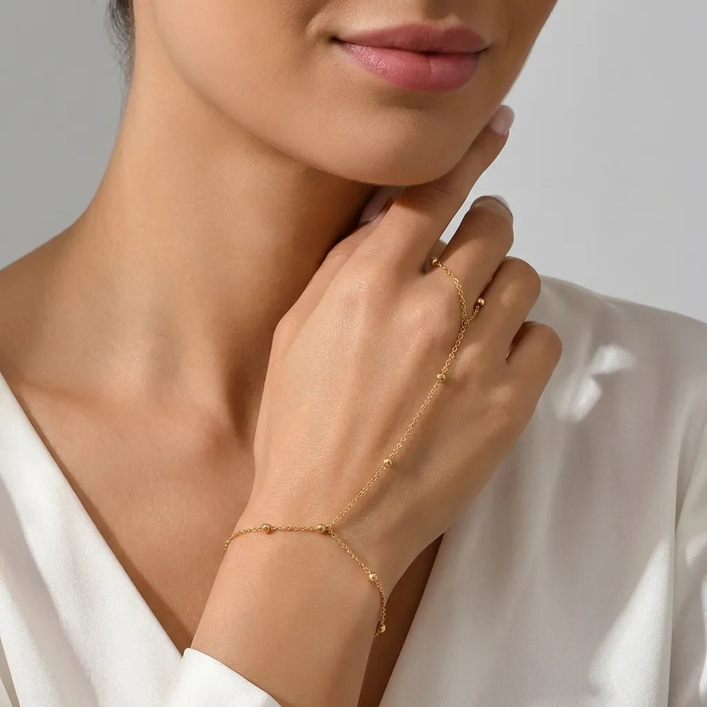Evelyne Fine Chain Bracelet - Joie d’Or