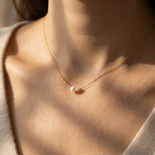Sophie Twin Pearl Necklace - Joie d’Or