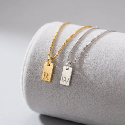 Chloé Initial Charm Necklace - Joie d’Or
