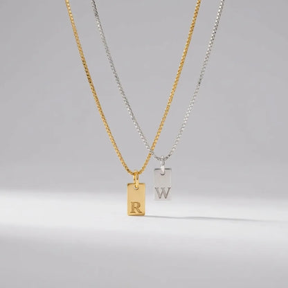 Chloé Initial Charm Necklace - Joie d’Or