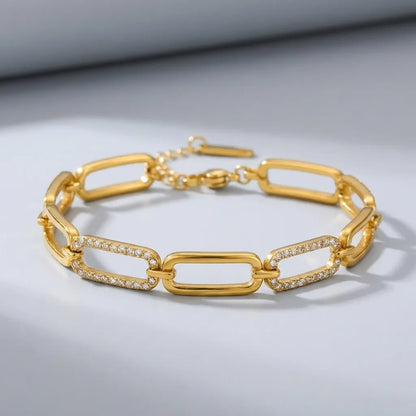 Sofia Gold Link Bracelet - Joie d’Or