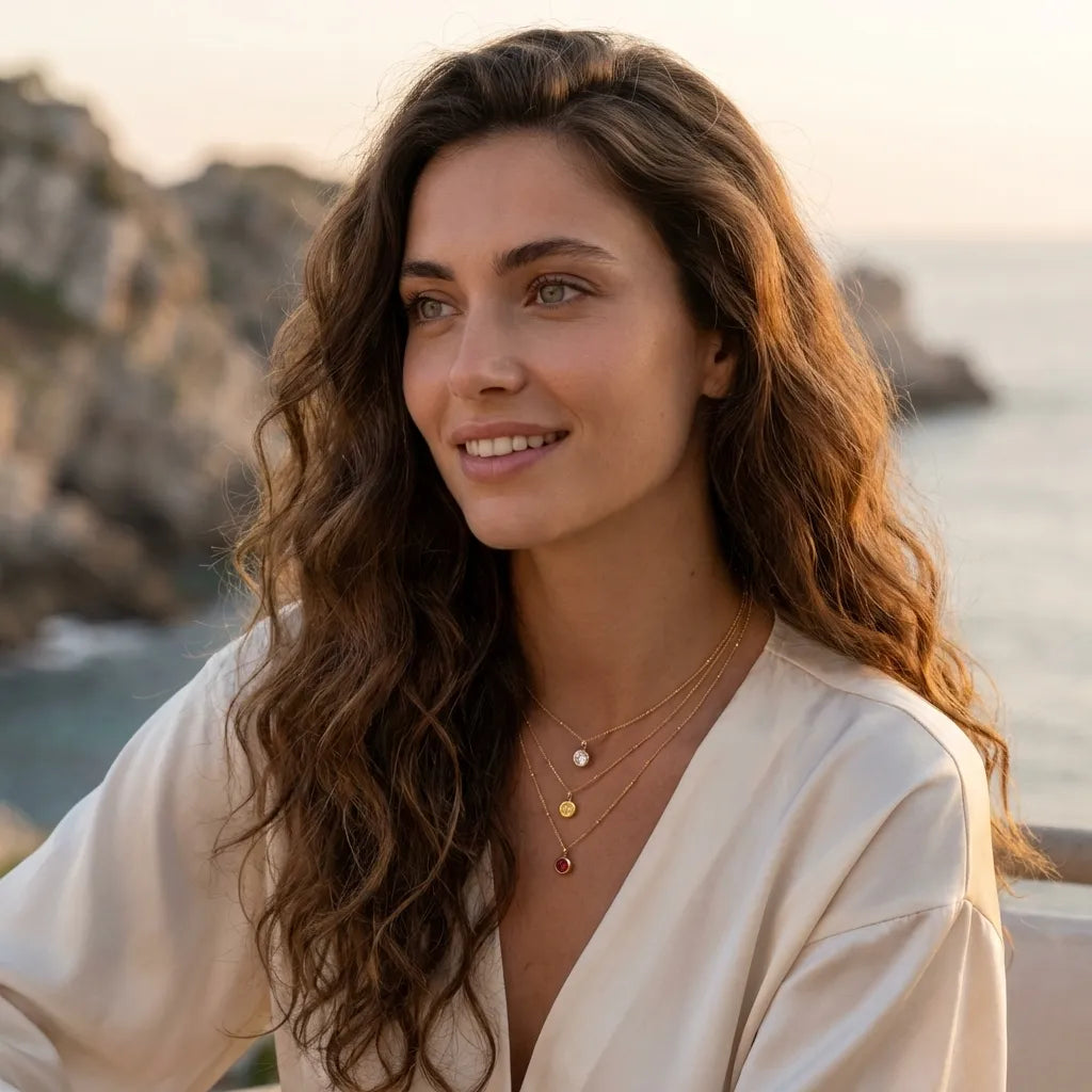 Amelia Birthstone Necklace - Joie d’Or
