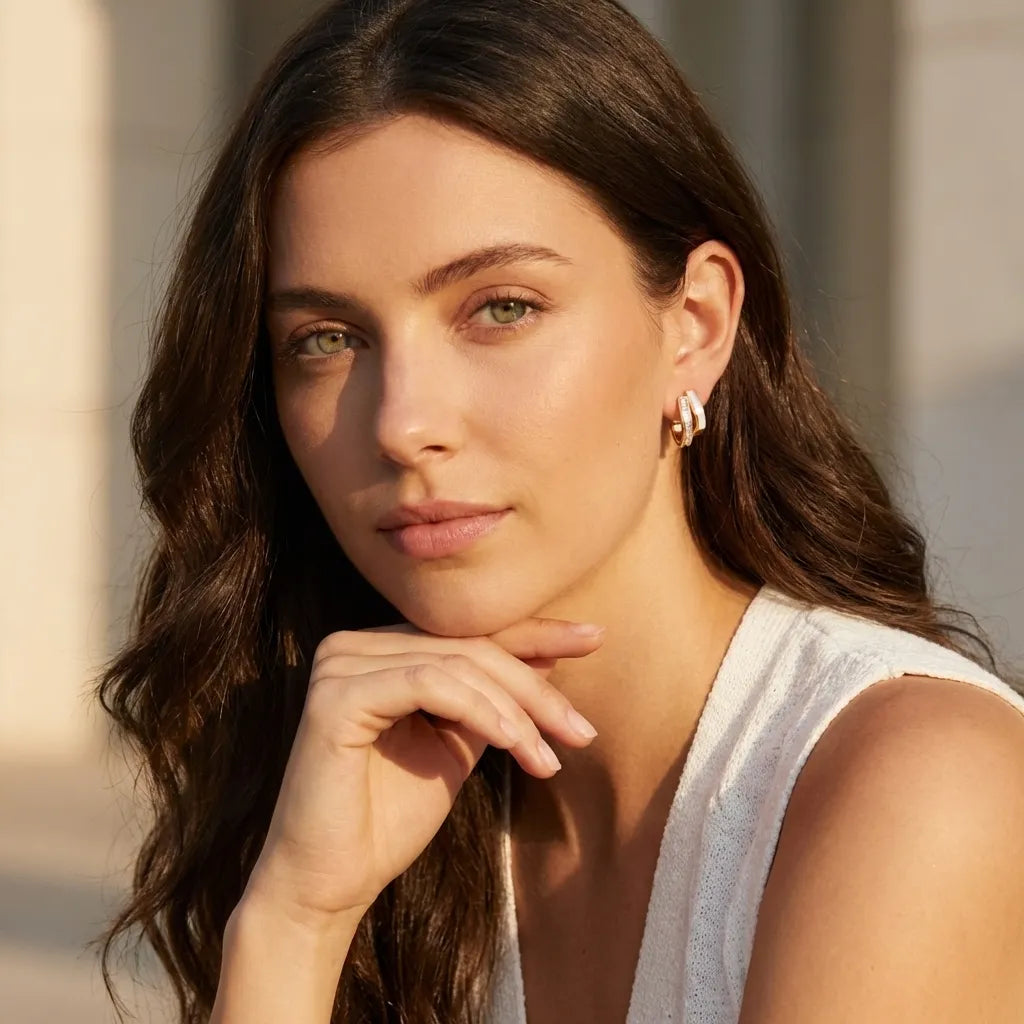 Pearl & Crystal Earrings - Joie d’Or