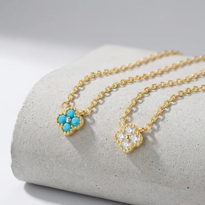Aurélie Crystal Pedant Necklace - Joie d’Or