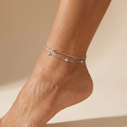 Ariana Clover Anklet - Joie d’Or