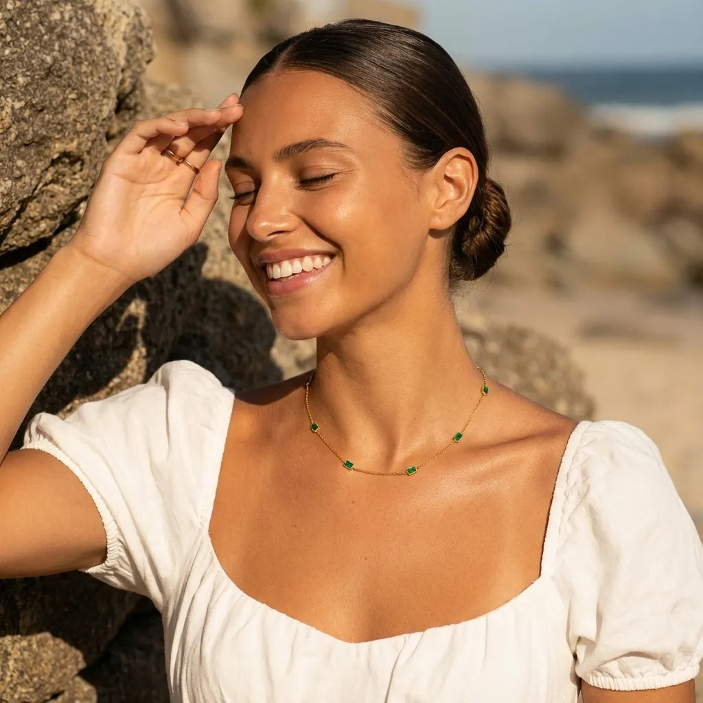 Francia Green Necklace - Joie d’Or