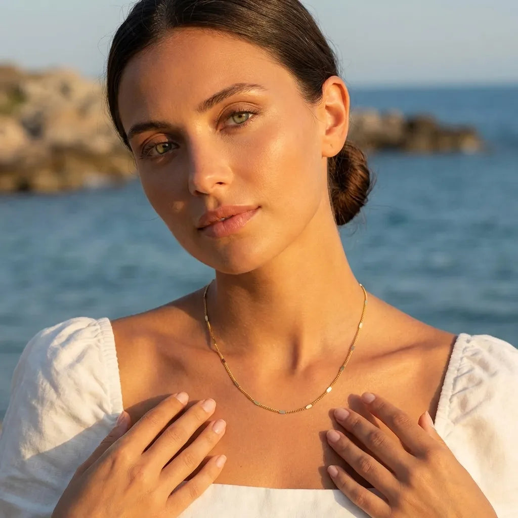 Aria Gold Dot Necklace - Joie d’Or